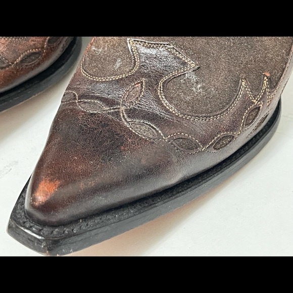 Mexican handmade leather boots Size 8 - Picture 9 of 16